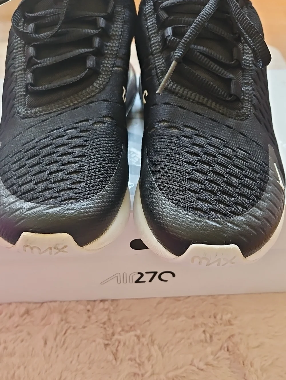 Womens Nike Air Max 270 Black/Anthracite White Size 7